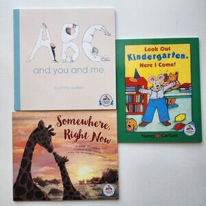 Lot of 3 Picture Books "ABC And You And Me" "Look Out Kindergarten Here I Come!"